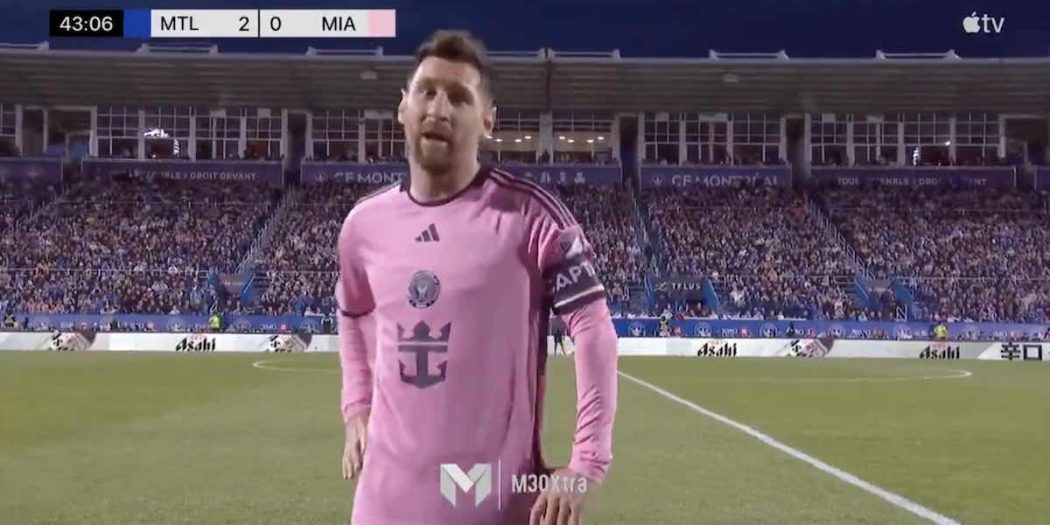 Inter Miami player scores a stunning free-kick goal.. but Messi is ...