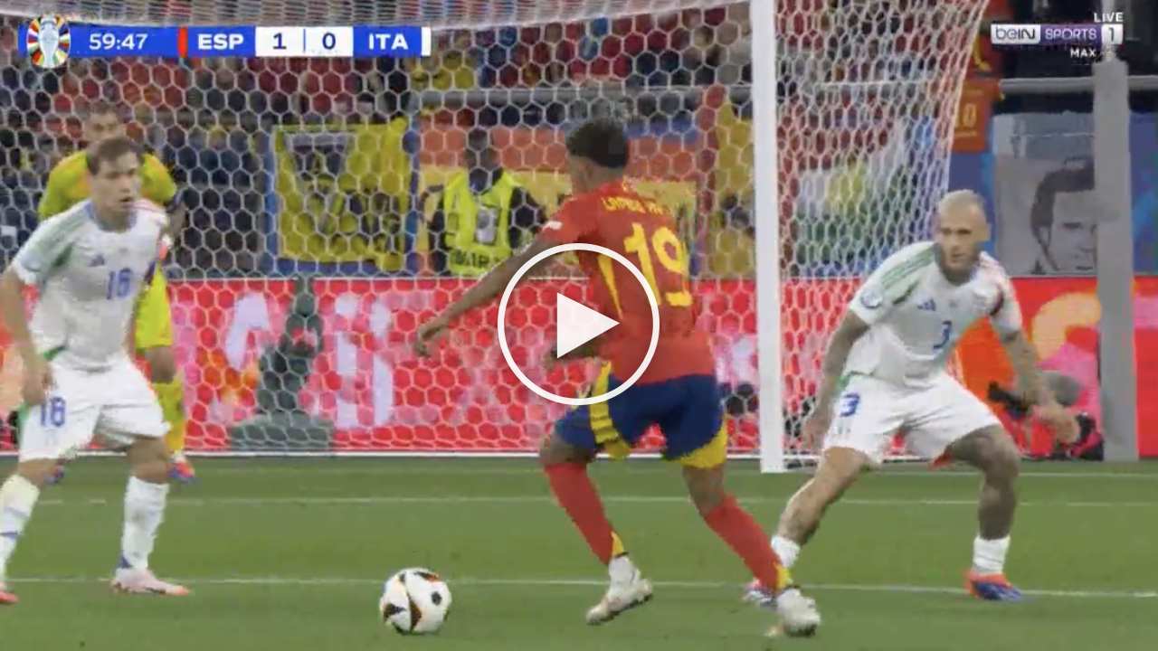Lamine Yamal almost scored a legendary goal against Italy (video